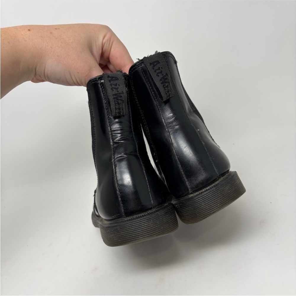 Dr Martens Floral Patent Black Leather Boots Size 6 Women’s - Picture 5 of 14